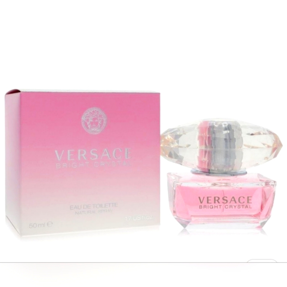 💗VERSACE Bright Crystal Eau De Toilette 1.7 oz